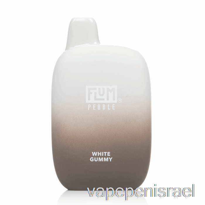 חד פעמי Vape Israel Flum Pebble 6000 גומי לבן חד פעמי